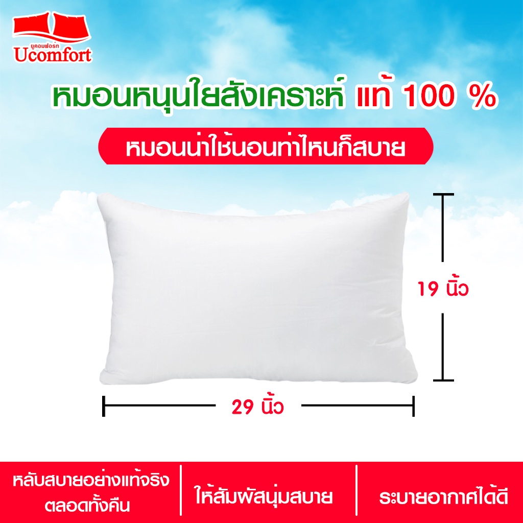หมอนหนุน นุ่มเด้ง