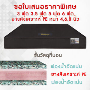 ขอใบเสนอราคาที่นอนยางพีอี